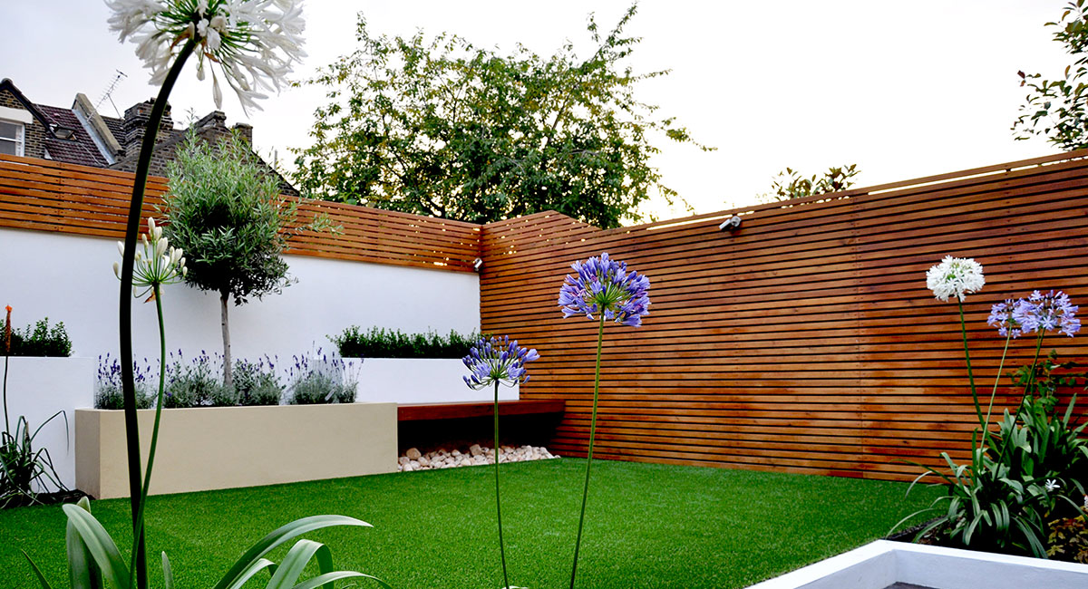Low maintenance, artificial grass, easy care, practical, multilevel