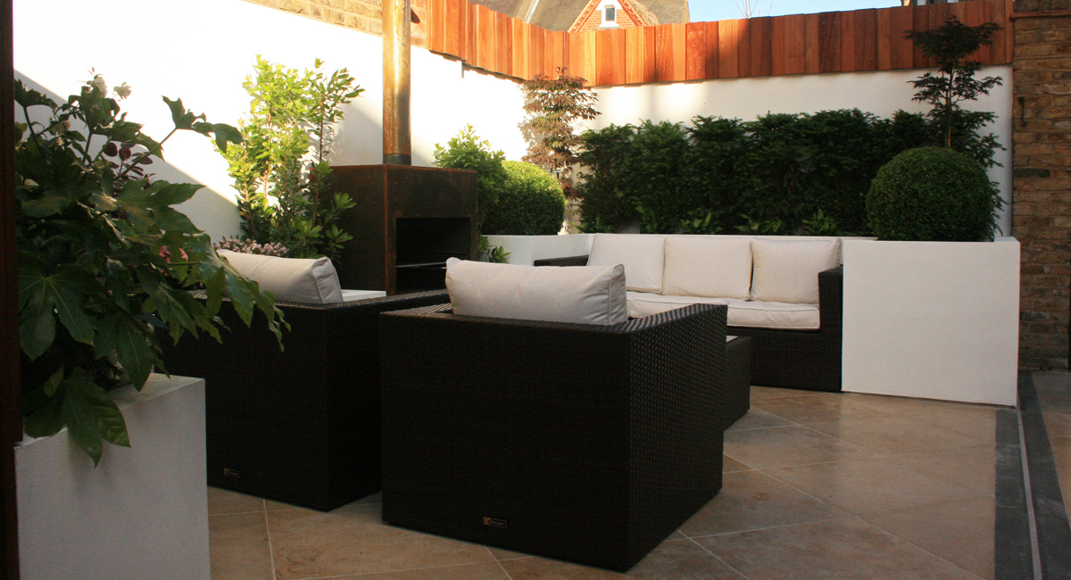 Contemporary garden design London