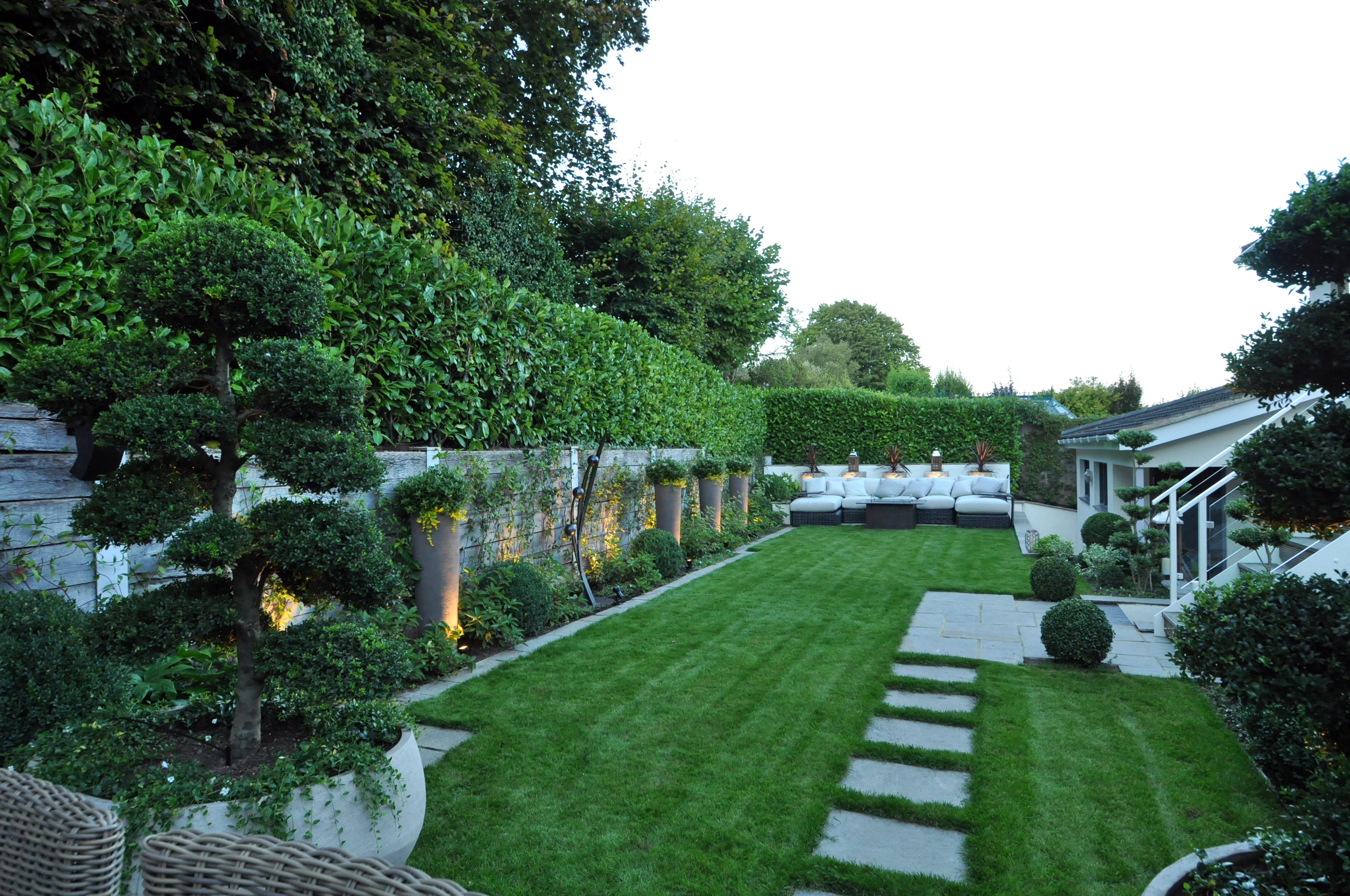 Contemporary garden design Guildford