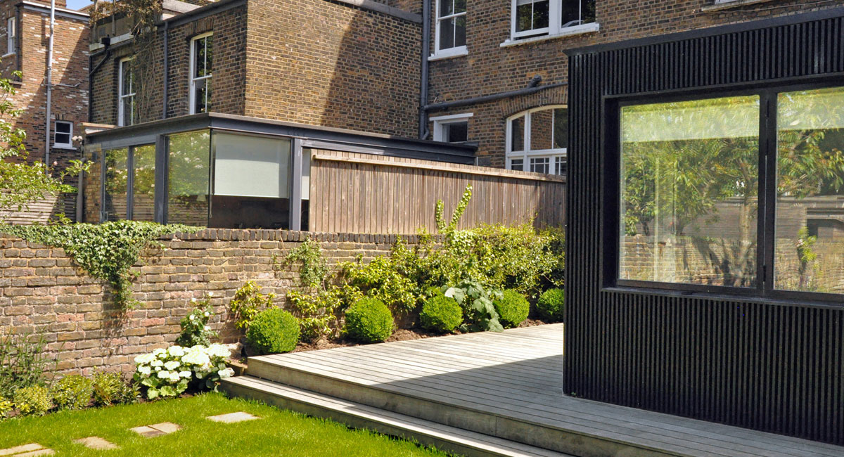 Contemporary garden design London